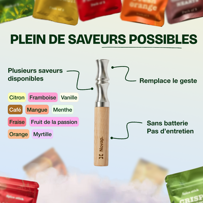 Inhalateur Novap naturel en bois