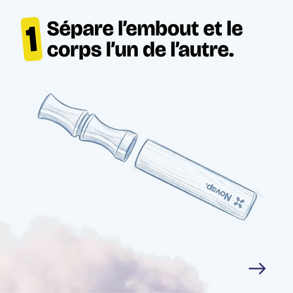 Inhalateur Novap naturel en bois